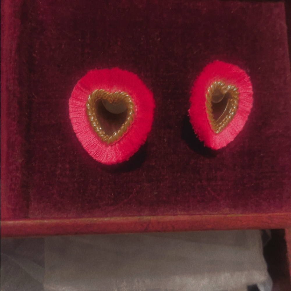 Red Heart Earrings